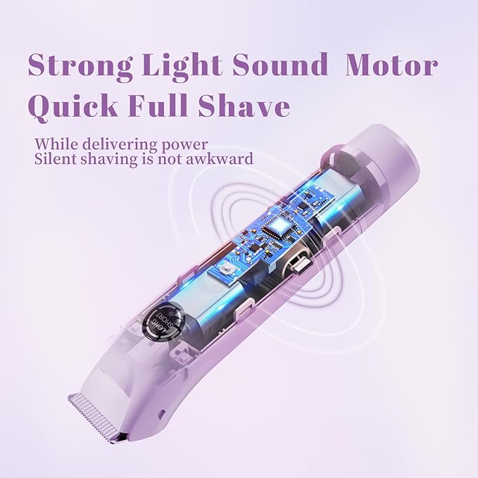 4-in-1 Waterproof Electric Bikini Trimmer &amp Body Hair Trimmer&amp Electric Razors for Shaving Woman- Rechargeable Shaver - IP7-compact for Travel