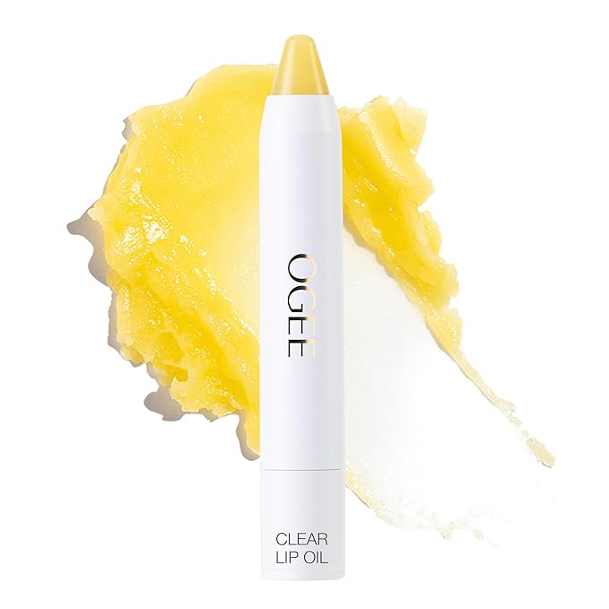 Ogee Sculpted Lip Oil - Lip Stain Made with 100% Organic Coconut Oil Jojoba Oil and Health & Beauty > Health Care > Vitamins & Supplements > Vitamins > Vitamin E - Best as Lip Balm or Overnight Lip Treatment - CLEAR