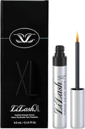 LiLash XL Eyelash Serum to Grow Longer &amp Fuller-Looking Lashes - Eyelash Growth Enhancer Safe for Use with Contacts Lash Extensions Sensitive Eyes - Vegan &amp Cruelty-free (4mL 6-Month Suppl