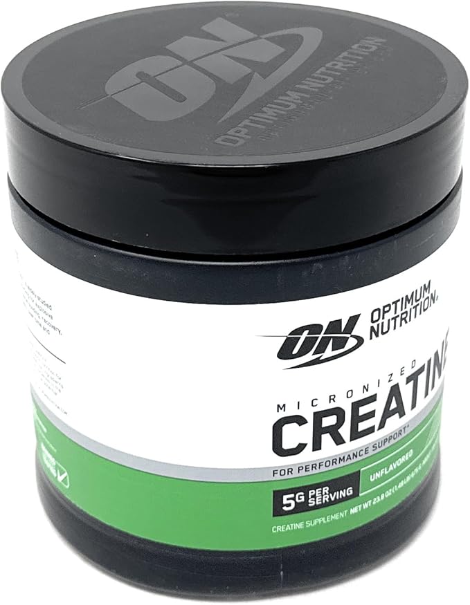 Optimum Nutrition Micronized Creatine Monohydrate Powder Unflavored Keto Friendly 135 Servings (Packaging May Vary)