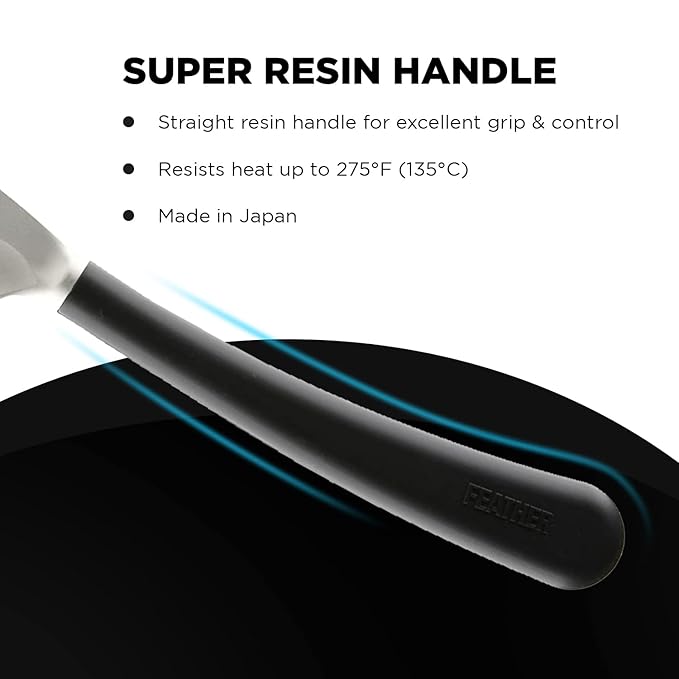 Feather Artist Club Black SS Straight Razor