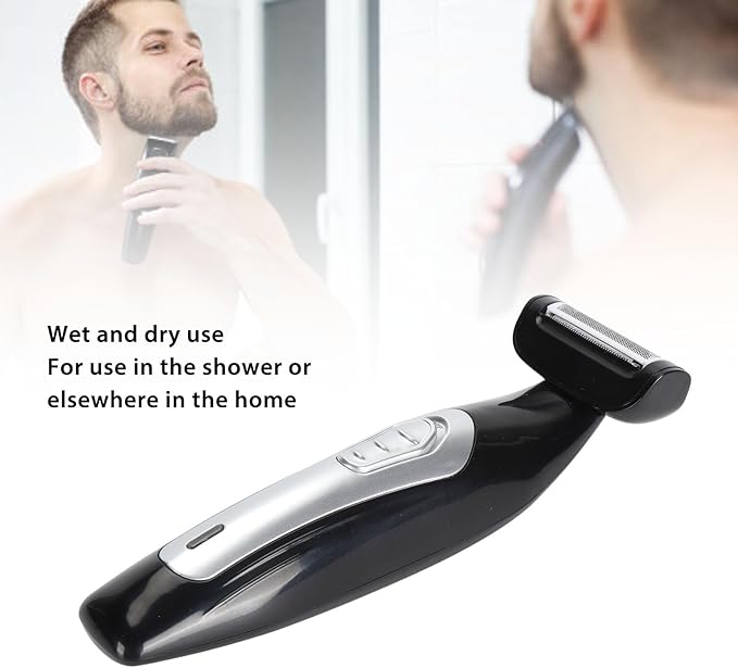 Back Shavers for MenNon-Slip Back Hair Removal and Body ShaverExtra-Long Detachable Handle Body Hair Trimmer ith Safety BladeWet or Dry Shaving