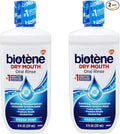 Biotene Dry Mouth Oral Rinse Mouthwash Fresh Mint Flavor Alcohol-Free 8 fl oz (Pack of 2)