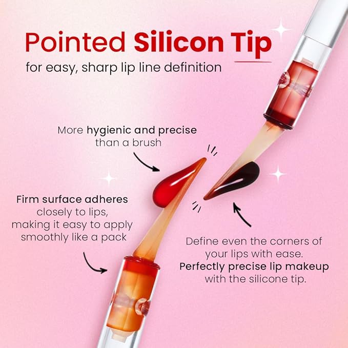 Peel Off Waterproof Lip Tattoo 6g - 24h Long Lasting Korean Lip Stain Transfer Proof Matte Blush Red with plumping effect (Daisy Coral)