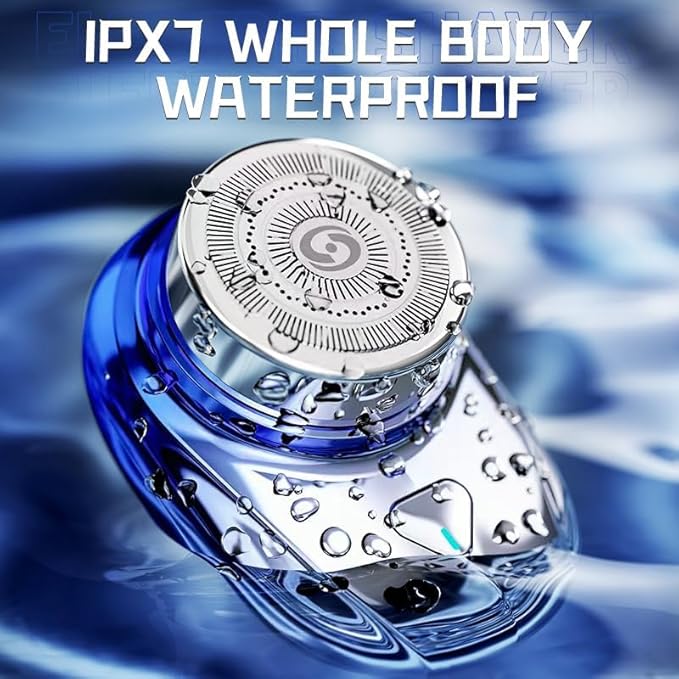 NiTa Mini Electric Shaver IPX7 Waterproof Wet&ampDry Shave Travel Shaver - Fast Charging &amp 60 Days Battery Life