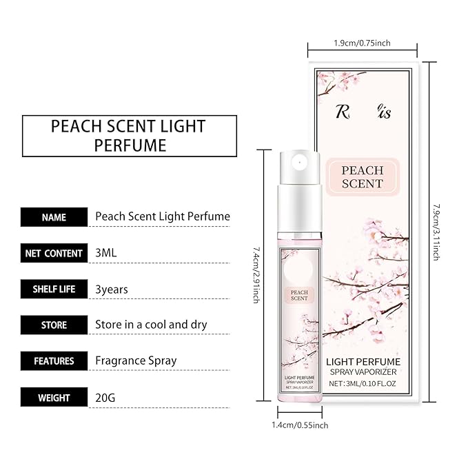 Peach Fragrance Spray - Fresh Fruity Long-Lasting Delicate And Refreshing Fruity Scent Charming Perfume Spray(2PCS)
