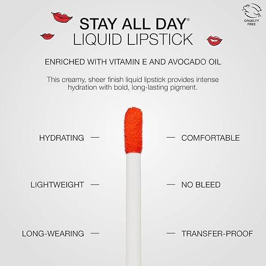stila Stay All Day Sheer &amp Shimmer Liquid Lip
