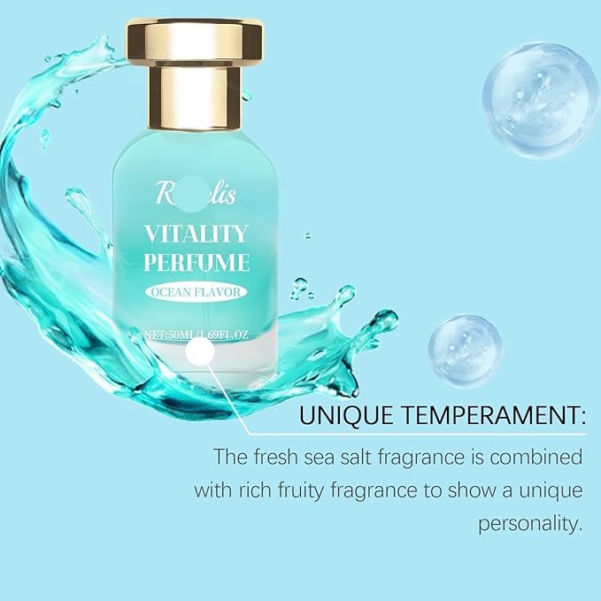 Ocean Vitality Eau De Toilette - Natural Freshness Long-Lasting Scent(3PCS)