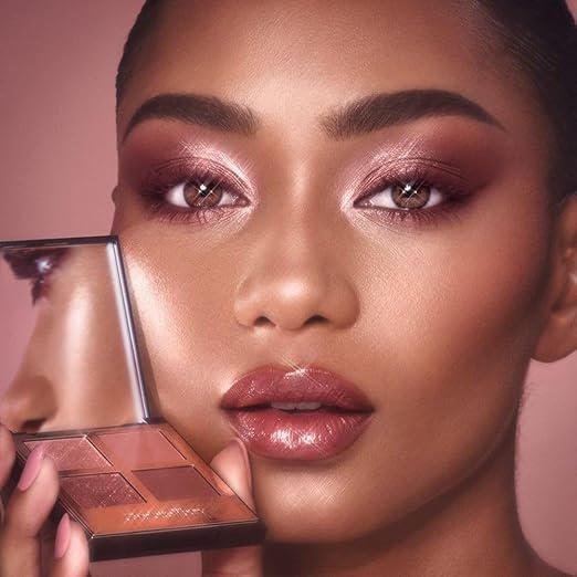 Charlotte Tilbury Luxury Palette Eyeshadow - Shimmer Metallic &amp Satin Matte Eyeshadow Quad with a Rich Powder Formula - Includes 4 Complementary Shades