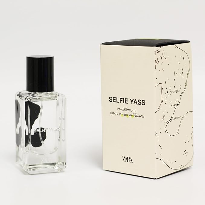 Zara Selfie Yass Kids Perfume Fresh Citrus Fragrance with Grapefruit &amp Lavender Notes Minimalist Urban Long-Lasting Cologne Eau de Toilette EDT 30ml (1.0 fl. oz.)