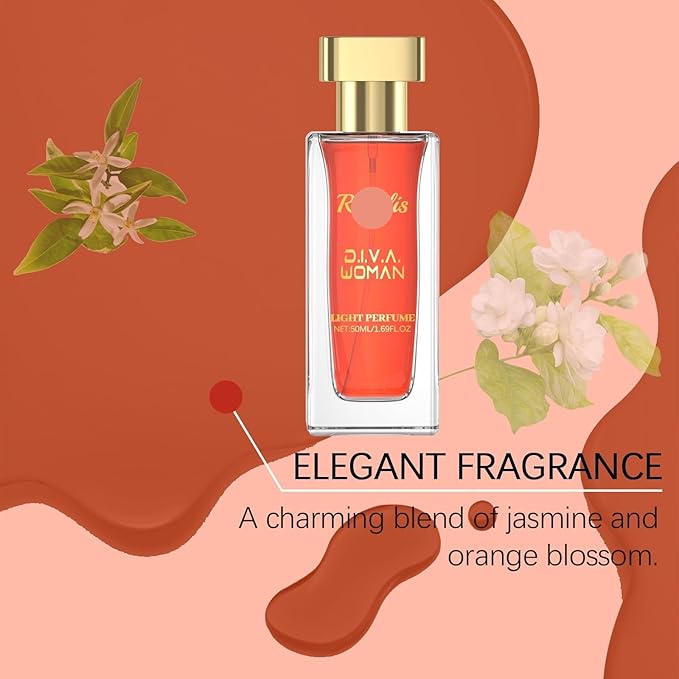 Red Jasmine Perfume - Long-Lasting Fresh &amp Delicate Fragrance(2PCS)
