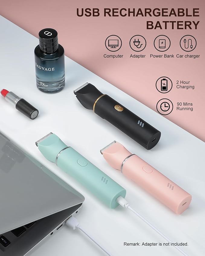 Manscape Body Hair Trimmer for Men-3 in 1 Electric Razor Groin GroomerIPX7 WaterproofVersatile Hair Trimmer for Ball/Pubic/Chest/Beard/NoseUSB-C RechargeableChristmas Gifts for Men
