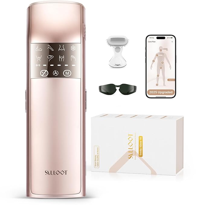 IPL Laser Hair Removal for Women and Men 25J Triple-Pulse Permanent Hair Removal Device for Ingrown &amp Coarse Hair 37°F Painless Sapphire Ice Cooling Hair Removal for Legs Facial Armpits Bikin