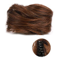 messy bun hair piece 1/2 PCS Mini Claw Clip in Messy &amp Cat Ears Short Synthetic Curly Wavy Hair Bun Extensions Wig Accessory Updo Hairpieces for Women Girls bun hair pieces for women ( Color : FB0