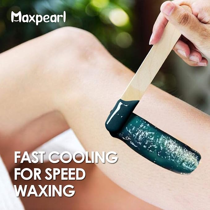 Maxpearl Wax Beads for Hair Removal 2.5lb Hard Wax Beans Refill Bag for Brazilian Bikini Face Eyebrows Underarms Arms Chest Back Legs Coarse Body Hair Specific