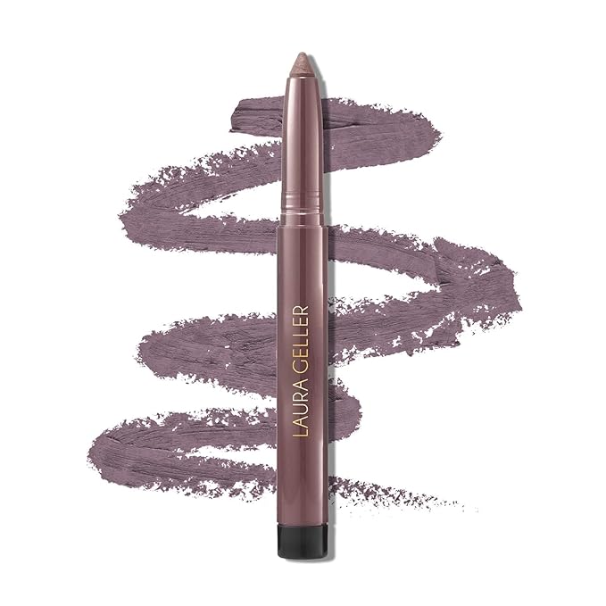 LAURA GELLER NEW YORK Kajal Longwear Kohl Eyeliner Pencil - Smoky Plum Kohl - Caffeine and Vitamin E - Smooth &amp Blendable Liner - Built-In Sharpener