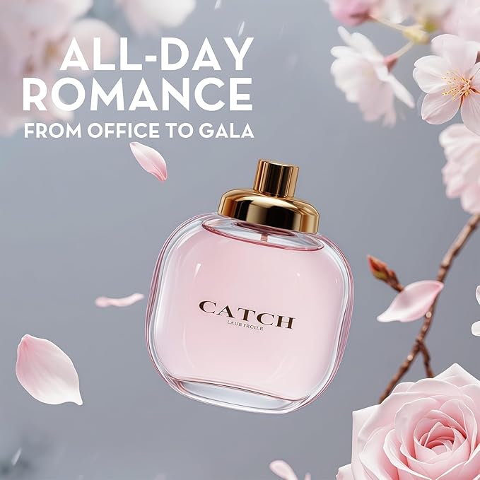 Catch Couple Set Perfume for Women/Men Eau De Parfum - Amber Floral Jasmine Bourbon Vanilla &amp Woods Oriental-Floral Cologne with a Modern Twist Elegant 100ml Bottle for Best Gift