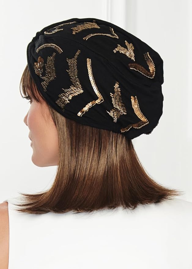 Gabor Under Cover Halo Hair Piece Designed to Wear Under Your Hat Shoulder Length Straight Hairpiece With Detachable Bangs GF4/10SS Ss Iced Java