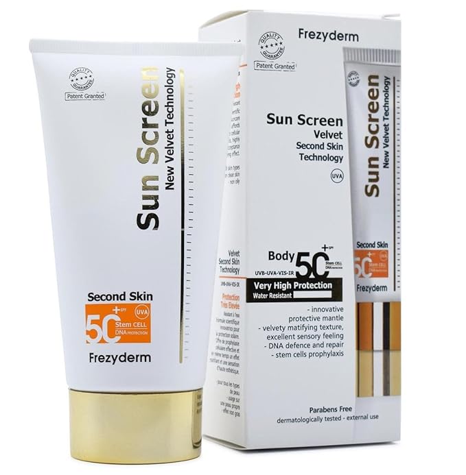 FrezyDerm Sun ScreenVelvet Second Skin Technology Body SPF50+