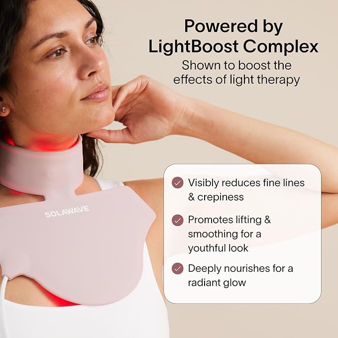 Solawave LightBoost Rich Cream for Face &amp Neck | Boosts Effects of Red Light Therapy | Daily Anti Aging &amp Skin Firming Moisturizer | Reduces Appearance of Fine Lines &amp Wrinkles Increases
