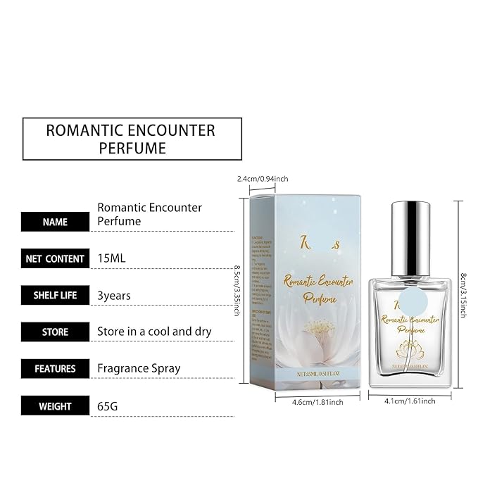 Snow Lotus Encounter Fragrance Perfume - Long-Lasting Delicate &amp Fresh Scent For Romantic Dates Ideal For Couples(2PCS)