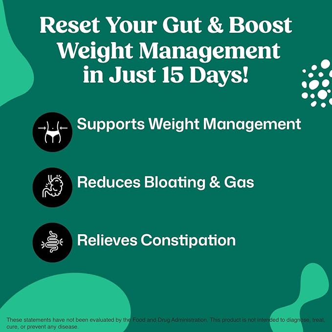 ColonBroom 15 Day Colon Cleanse &amp Detox Cleanse for Weight Management with Probiotics &amp Magnesium | Reduce Bloating &amp Boost Metabolism &amp Digestion - Effective Gut Cleanser Detox (2 Bot