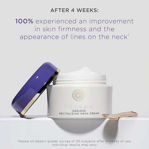 TATCHA Revitalizing Neck Cream | Hydrate Smooth &amp Nourish Delicate Skin on Neck and D?colletage 50 ml | 1.7 oz