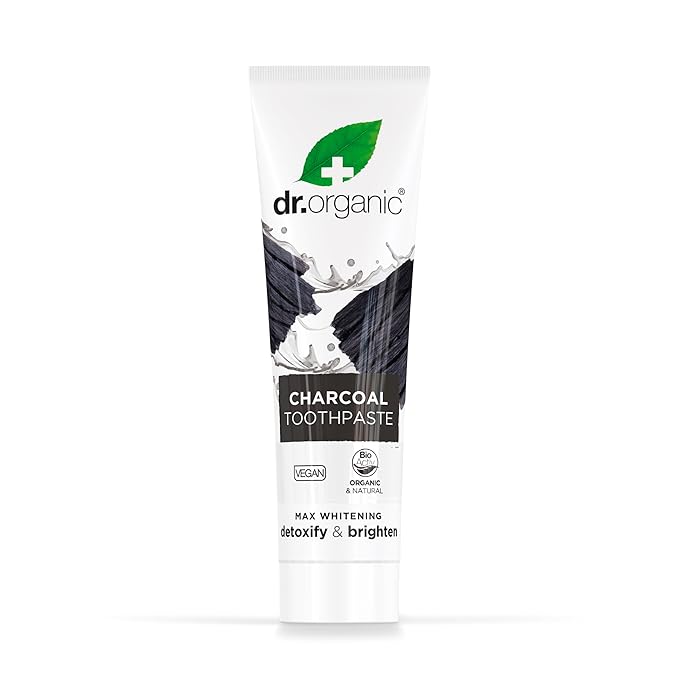 Dr Organic Extra Whitening Charcoal Toothpaste 100ml