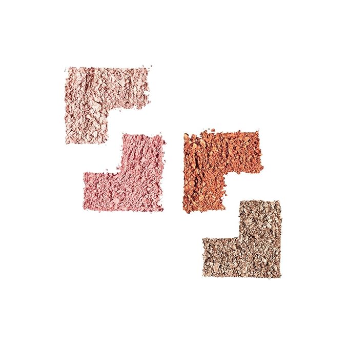 OFIR Quadratic Eyeshadow Palette | Intensely Pigmented and Non-Creasing | Matte &amp Shimmer Shades | Eye Shadow Palette Makeup with Mirror Compact for Travel 4.4g | Orange Caves ? Warm Rustic Tone