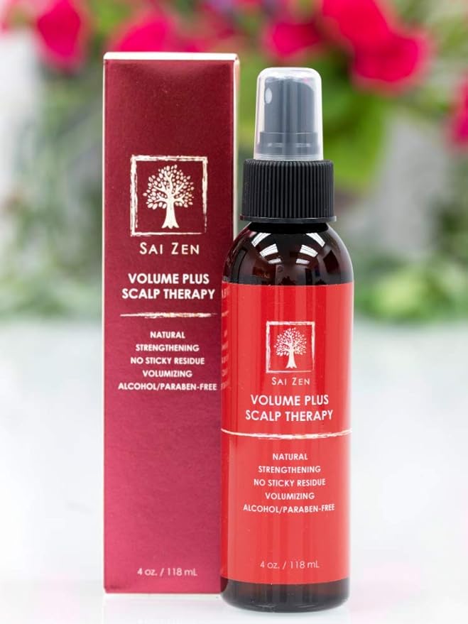 Volume Plus Scalp Therapy Spray | Post-Shower Hair Strengthening Formula | Made in USA |Alcohol and Paraben Free 4 oz.