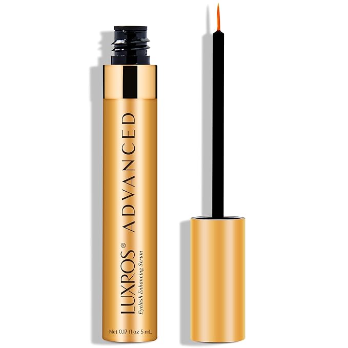 Eyelash Growth Serum 5 mL: Get Thick Strong Lashes in Just 3-4 Weeks with Our Plant-Based Eyelash Growth Serum - No Parabens - Made in USA