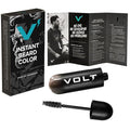 VOLT Grooming Temporary Instant Beard Color Single Pack - Quick Drying Plant Based Hypoallergenic Brush on Color for Beards Mustaches and Eyebrows - 0.35 Fl Oz (10 ml) Toffee (Light Brown)