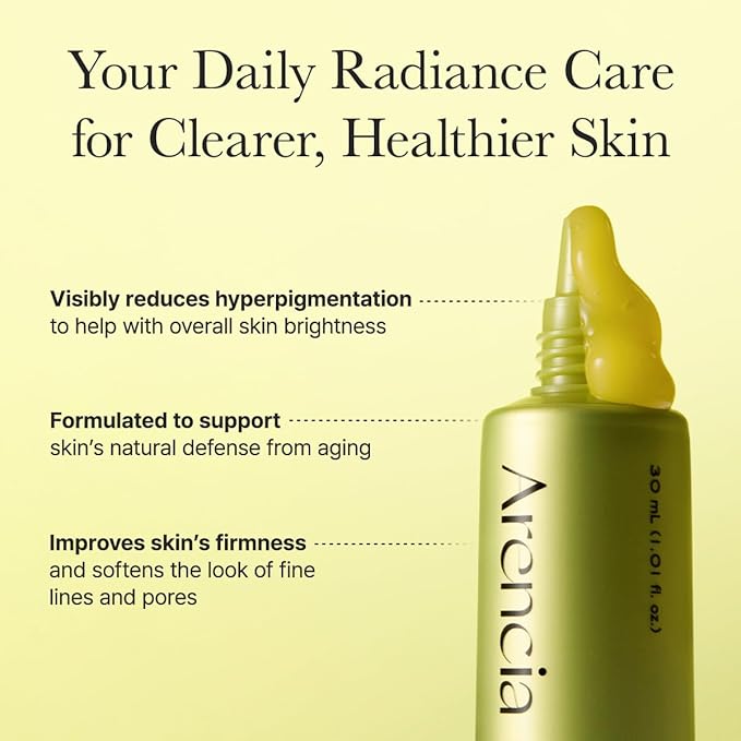 Arencia Vitamin C Booster Serum with Glutathione Niacinamide and Vitamin E for Glow Skin 1.01 fl oz