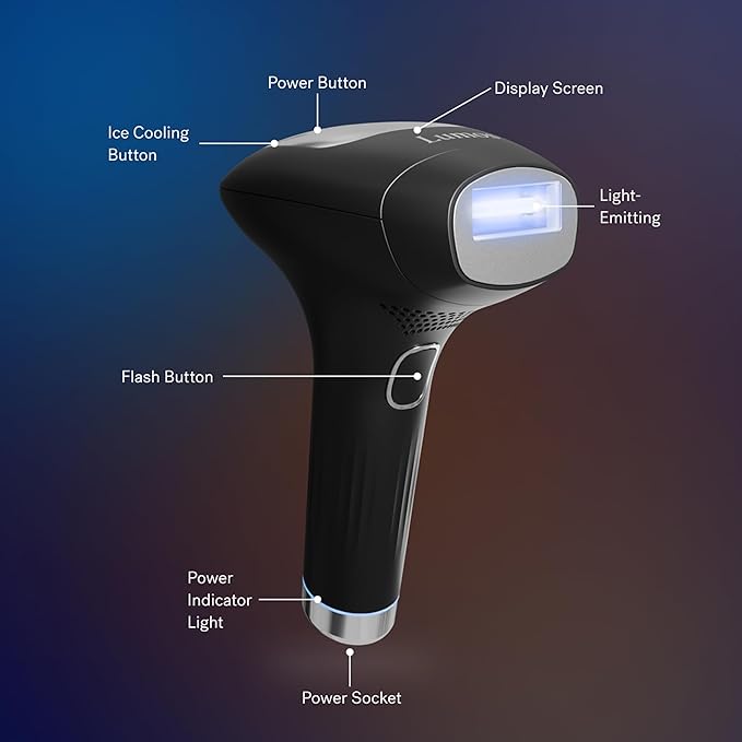 MICHAEL TODD BEAUTY - LUMOS Laser IPL Hair Removal for Women and Men 50°F CoolMax Technology 999999 flashes 3 In 1 w/Skin Sensor for Nearly Painless Permanent hair removal