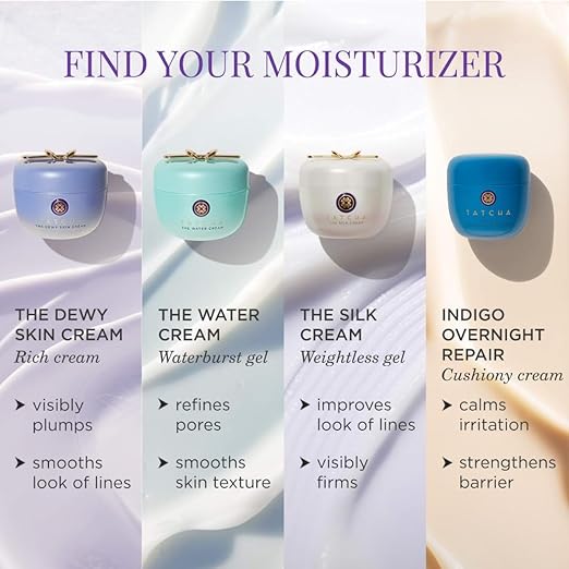 TATCHA The Dewy Skin Cream | Rich Face Cream to Hydrate Plump and Protect Dry and Combo Skin | 10 ml / 0.34 oz