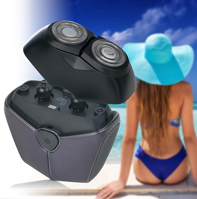 Electric Razors for WomenRechargeable Bikini &amp Face Shaver with Travel LockType-C Fast ChargeWaterproof Wet/Dry Remover for Removing Face/Arms/Legs (Black)
