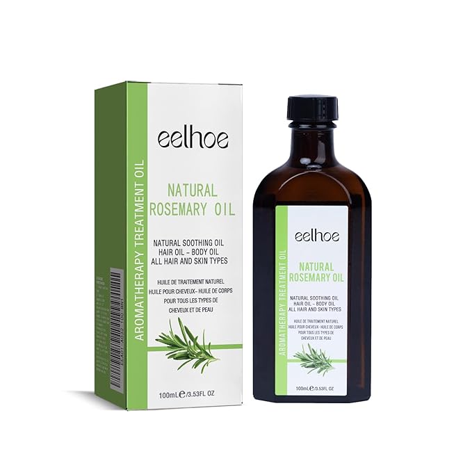 Dyed Hair Repair Oil With Rosemary Castor And Olive For Dry Scalp Treatment Frizz Control Split-End Repair Loss Prevention