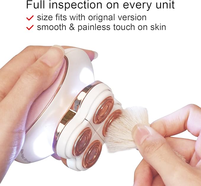 Women Legs Replacement Heads for Flawless Legs Shaver 2 Pack