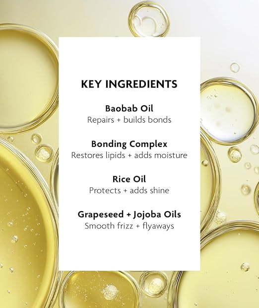 R+Co On a Cloud Bond Building Repair + Styling Oil - Lightweight Silicone-Free Hair Oil for Frizz Control Shine Heat &amp UV Protection - Strengthens &amp Repairs All Hair Types - 1.4 Fl Oz / 41 m