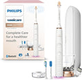 Philips Sonicare DiamondClean Smart 9500 Electric Toothbrush Sonic Toothbrush with App Pressure Sensor Brush Head Detection 5 Brushing Modes and 3 Intensity Levels Rosegold Model HX9923/61
