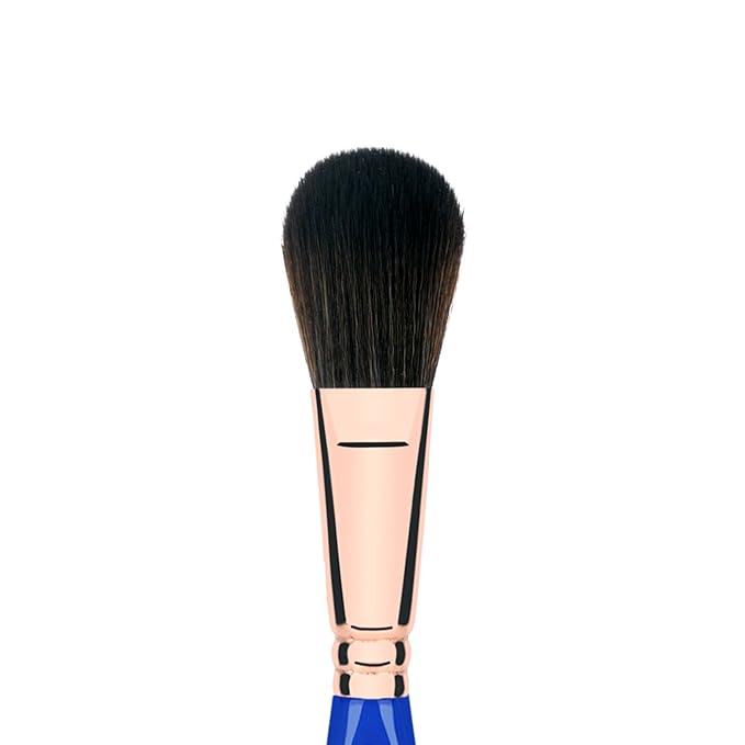 Bdellium Tools Professional Makeup Brush - Golden Triangle 964 All-Purpose Blusher - With All Vegan and Soft Synthetic Fibers For Precise Blush Application (Blue 1pc)