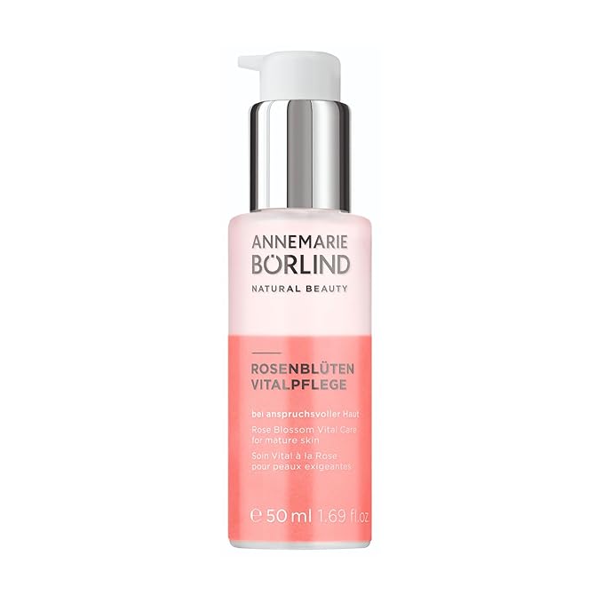 ANNEMARIE B?RLIND ? Rose Blossom Revitalizing Care ? Sustainably Sourced Anti-Aging Face Serum With Valuable Plant Oils for a Vitalized and Smooth Skin ? 1.69 Oz