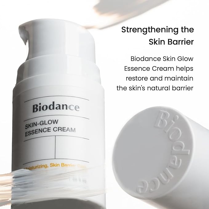 BIODANCE Skin-Glow Essence Cream Moisturizing Anti-Aging Hyaluronic Acid &amp Ceramide Facial Moisturizer Korean Skincare Stocking stuffers for teen girls | 1.69 fl.oz 50ml