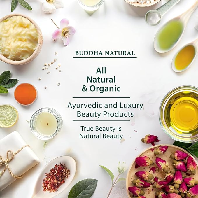 Buddha Natural Grey Hair Oil for Teenagers (200ml) - Transform White Hair to Black | Effective Grey Hair to Black Hair Oil