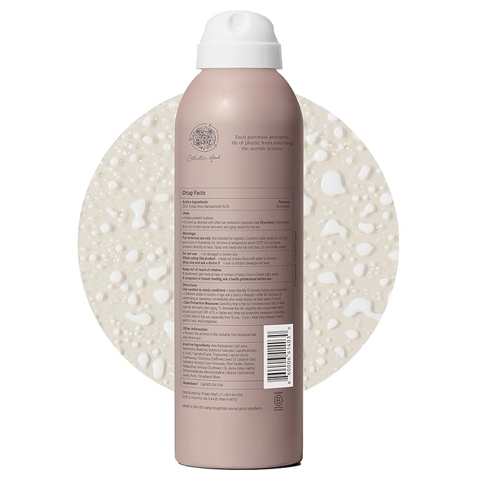 Project Reef SPF 30 Mineral Sunscreen Spray ? Non-Aerosol Reef-Safe Zinc Sunblock with Natural Ingredients for All Skin Types