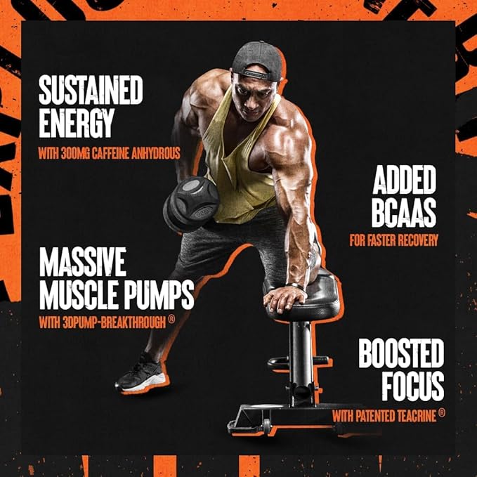Animal Primal Muscle Hydration + Preworkout Powder ? Contains Beta Alanine 3DPump Caffeine &amp Electrolytes ? Improves Energy Focus Endurance &amp Absorption ? New Wick?™d Peach Flavor 16.75 oz