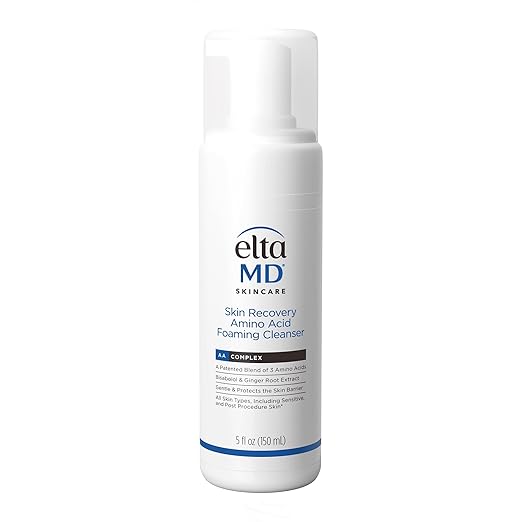 EltaMD Skin Recovery Amino Acid Foaming Facial Cleanser Gentle Face Cleanser for Sensitive Skin