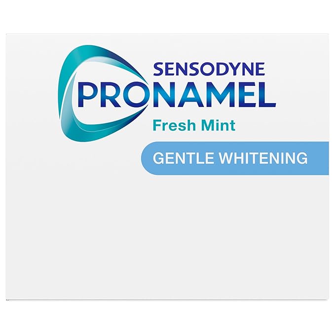 Sensodyne Pronamel Gentle Teeth Whitening Enamel Toothpaste for Sensitive Teeth to Reharden and Strengthen Enamel Amazon Exclusive Fresh Mint - 4 Ounces (Pack of 4)