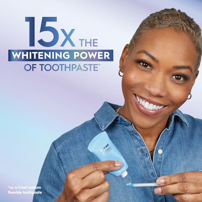 Crest Whitening Emulsions Leave-on Teeth Whitening Gel Kit With LED Accelerator Light 0.63 Oz