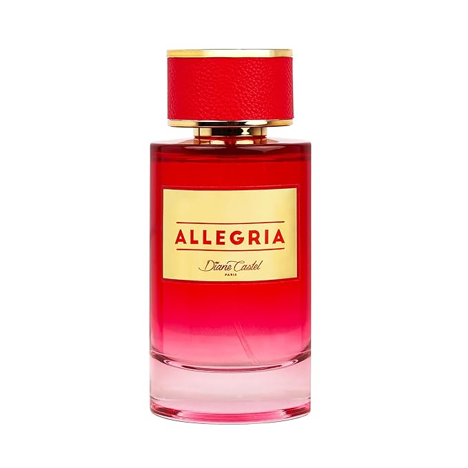 Allegria - Citrus Floral Fragrance - Perfume for Women - Lemon Black Currant Orange Blossom Vanilla and Jasmine Sambac - 3.3 oz